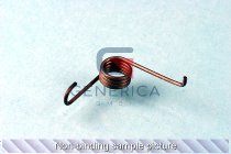 Tension lever spring