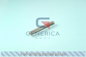 Compression spring for clamp