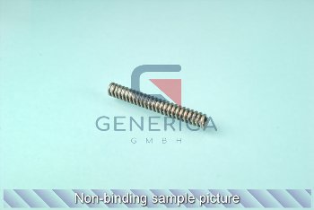 Compression spring for clamp